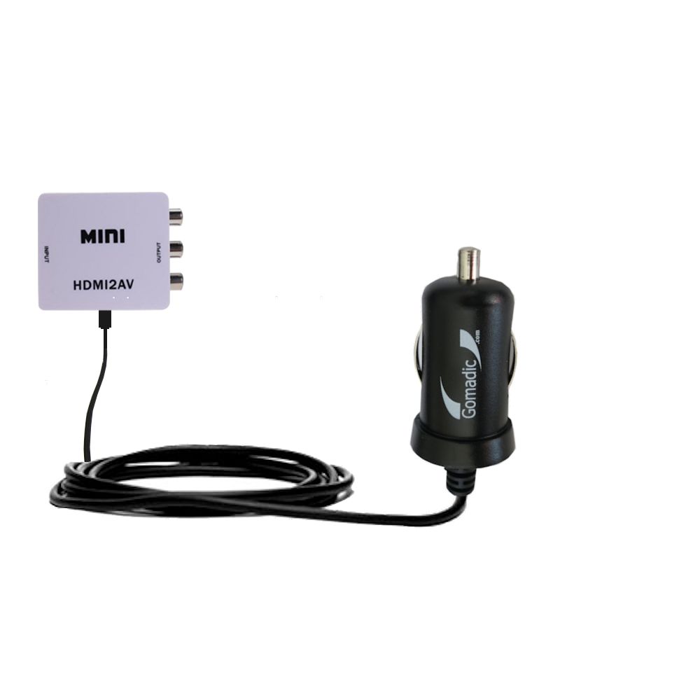 Mini Car Charger compatible with the Etekcity Mini AV2HDMI Converter