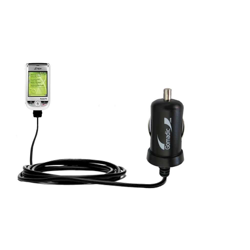 Mini Car Charger compatible with the ETEN M600