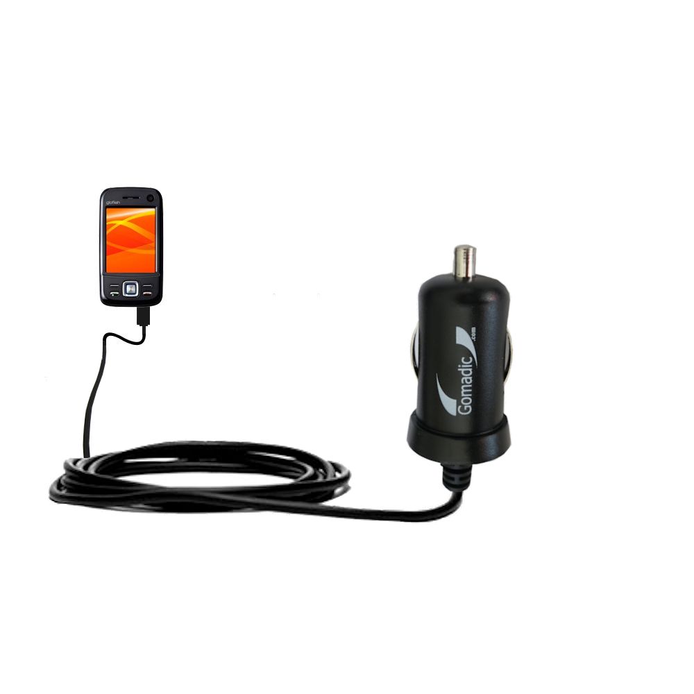 Mini Car Charger compatible with the ETEN M750