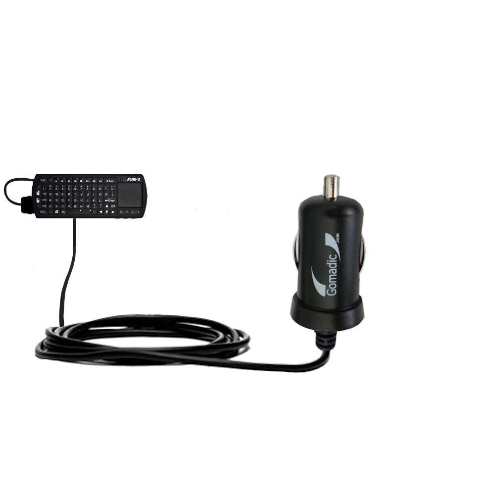Mini Car Charger compatible with the FAVI FE01-BL RT-MWK01 keyboard