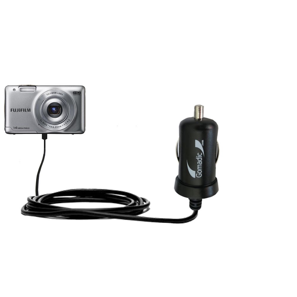 Mini Car Charger compatible with the Fujifilm Finepix JX 500 520 550 580 590 700 710