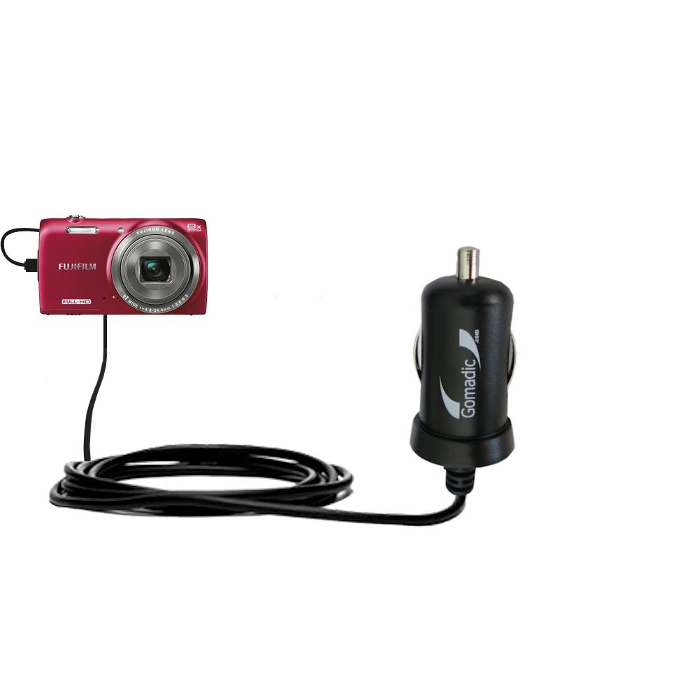 Mini Car Charger compatible with the Fujifilm Finepix JZ700