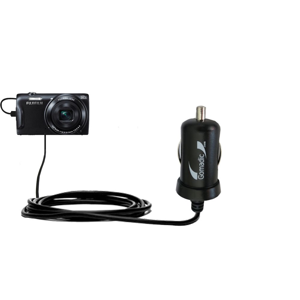 Mini Car Charger compatible with the Fujifilm Finepix T500/ T510