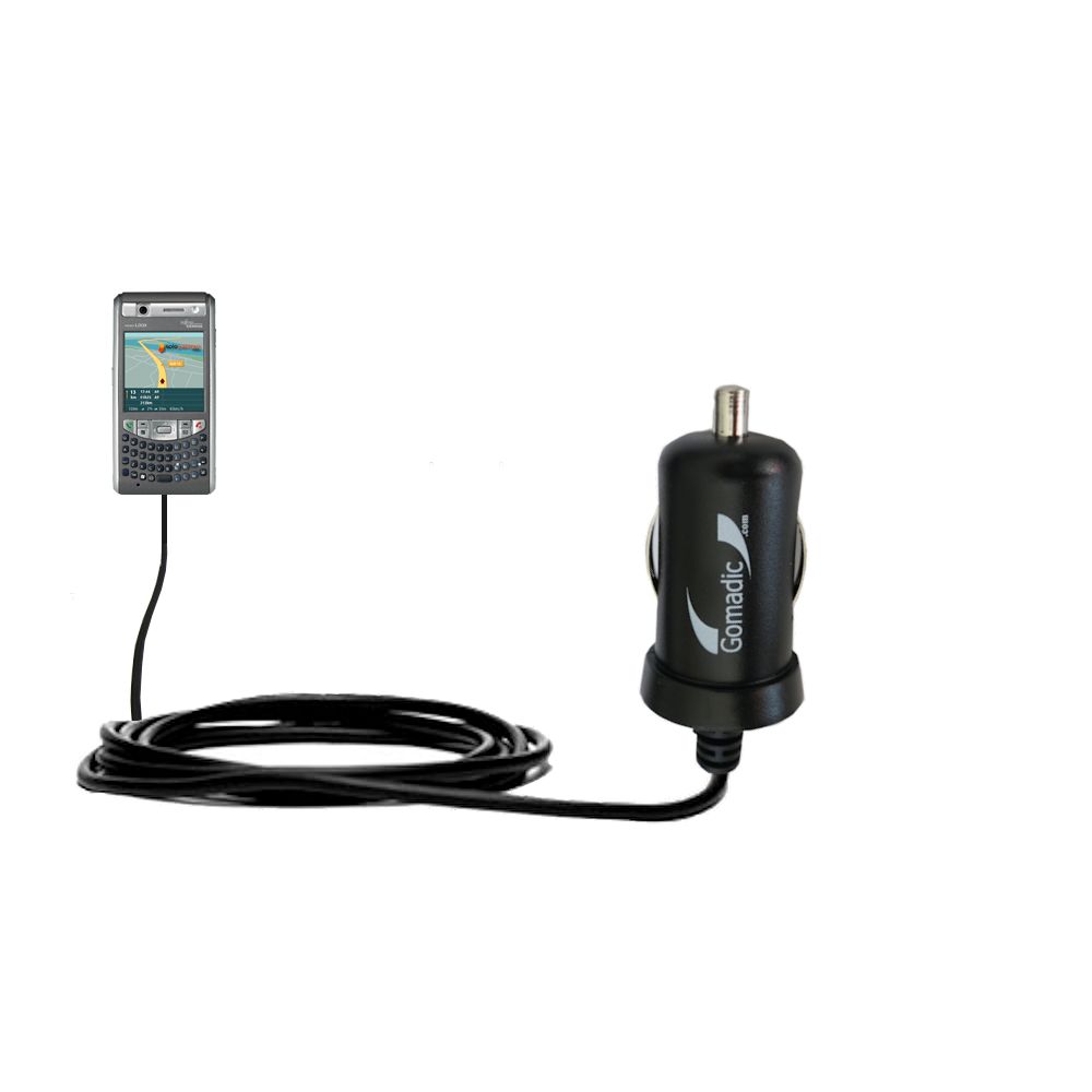 Mini Car Charger compatible with the Fujitsu Pocket Loox T810