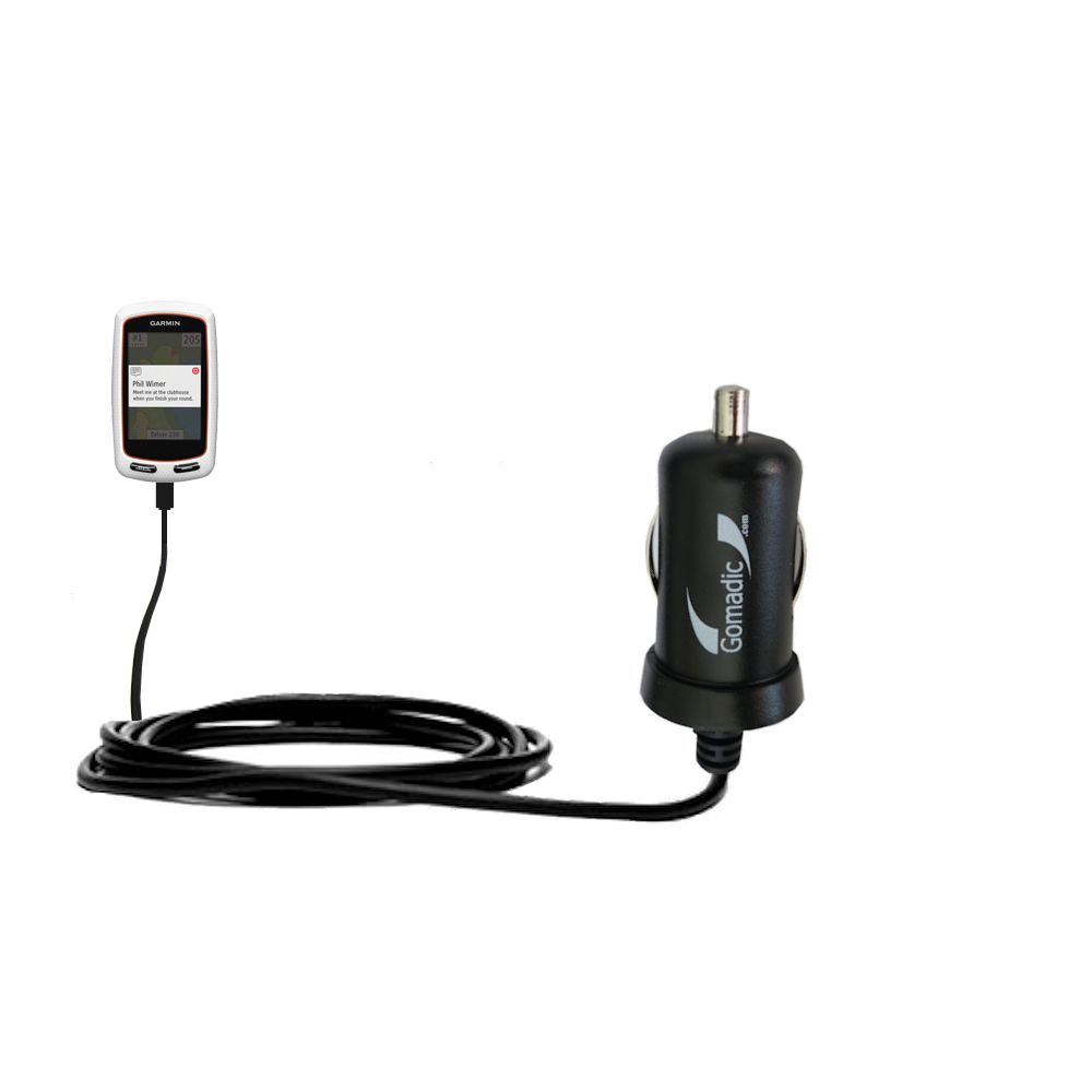 Mini Car Charger compatible with the Garmin Approach G7