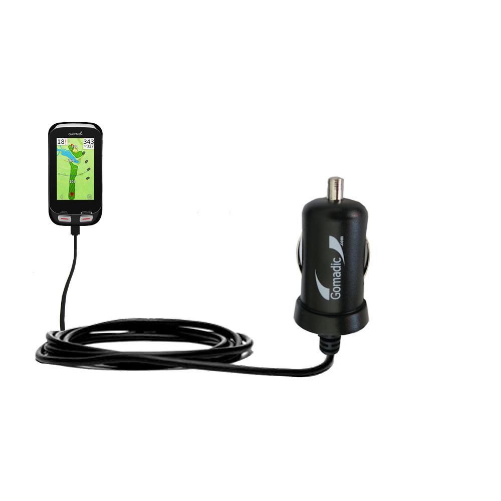 Mini Car Charger compatible with the Garmin Approach G8