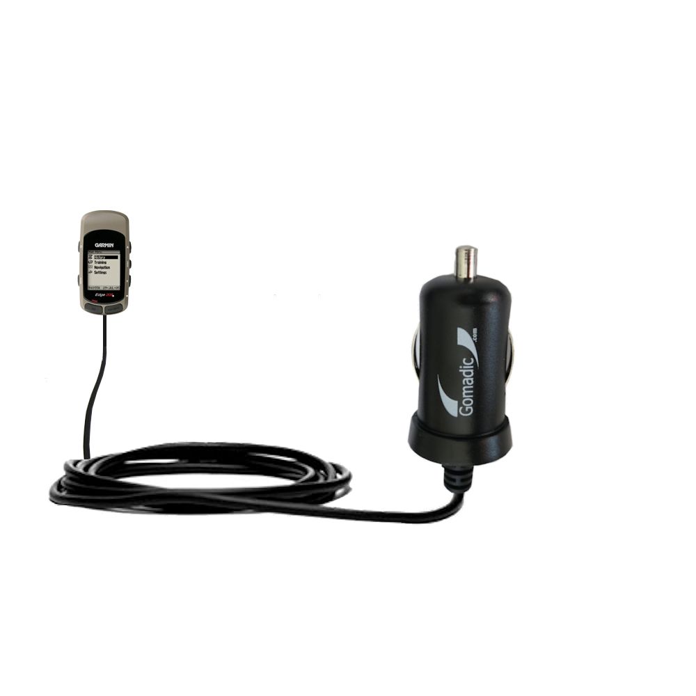 Mini Car Charger compatible with the Garmin Edge 205