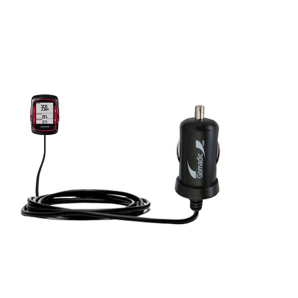 Mini Car Charger compatible with the Garmin Edge