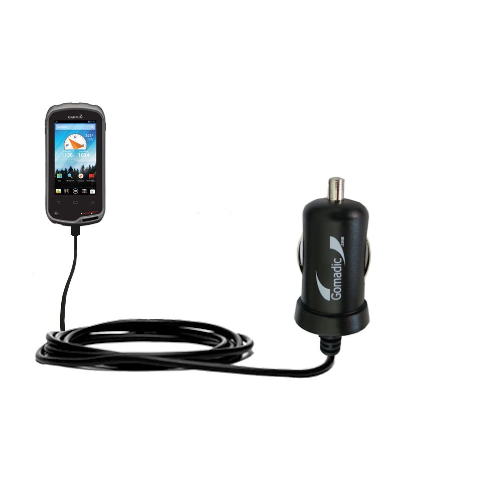 Mini Car Charger compatible with the Garmin Monterra