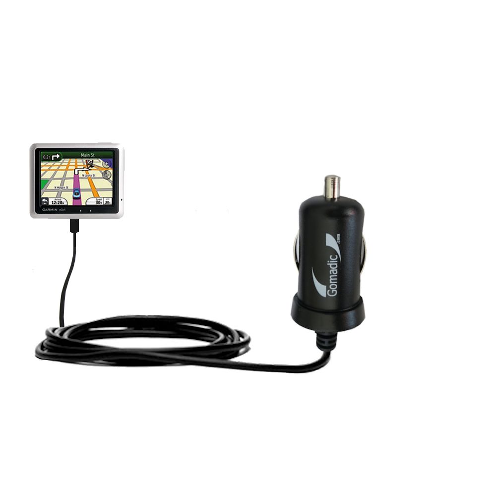 Mini Car Charger compatible with the Garmin Nuvi 1200 1210