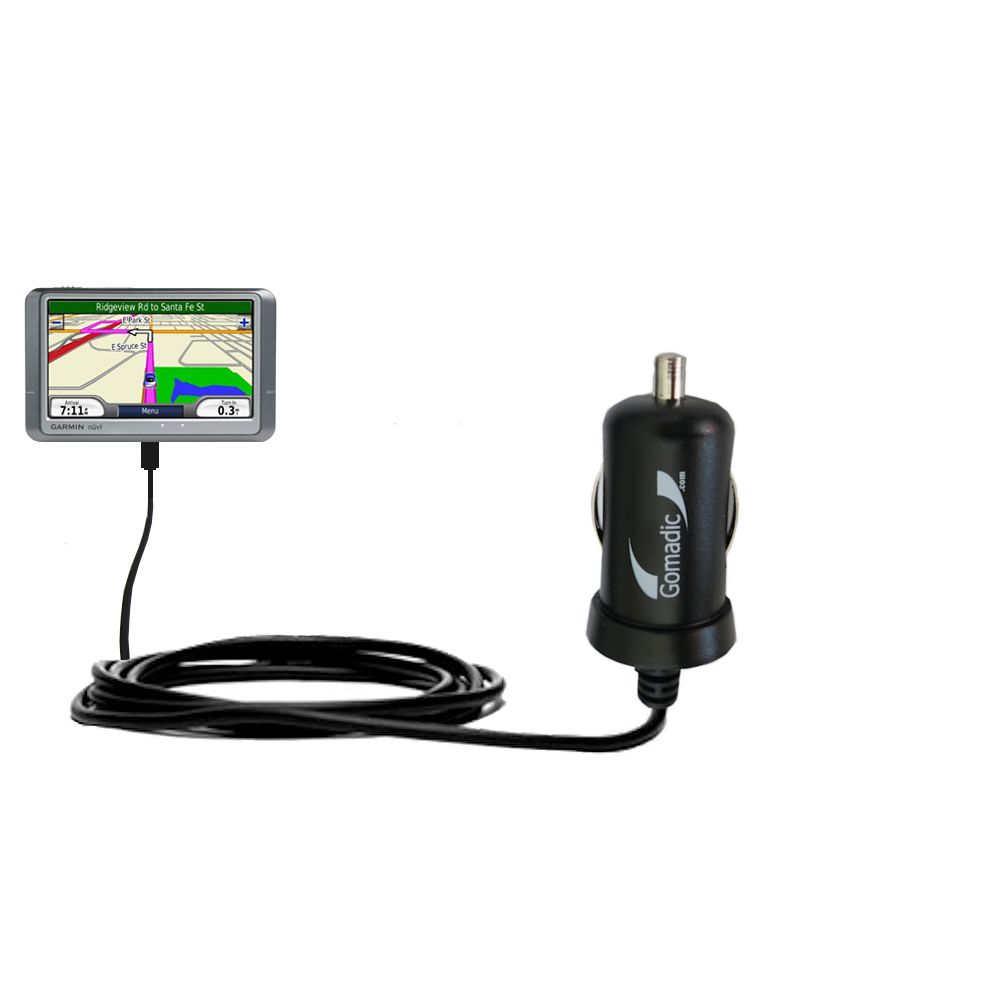 Mini Car Charger compatible with the Garmin Nuvi 200 200W-