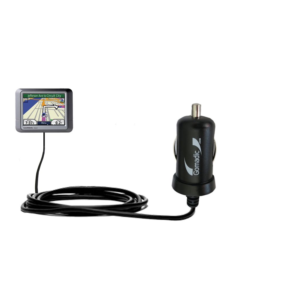 Mini Car Charger compatible with the Garmin Nuvi 270