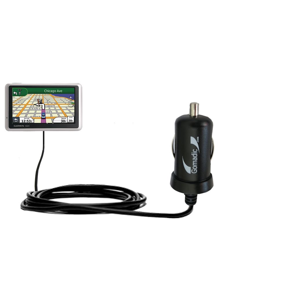 Mini Car Charger compatible with the Garmin nuvi 2757 / 2797 LMT