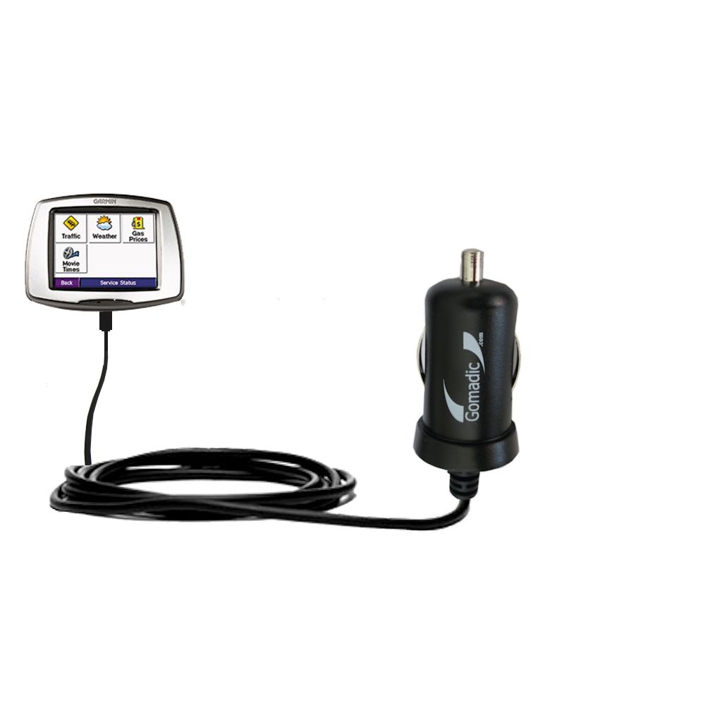 Mini Car Charger compatible with the Garmin StreetPilot C580