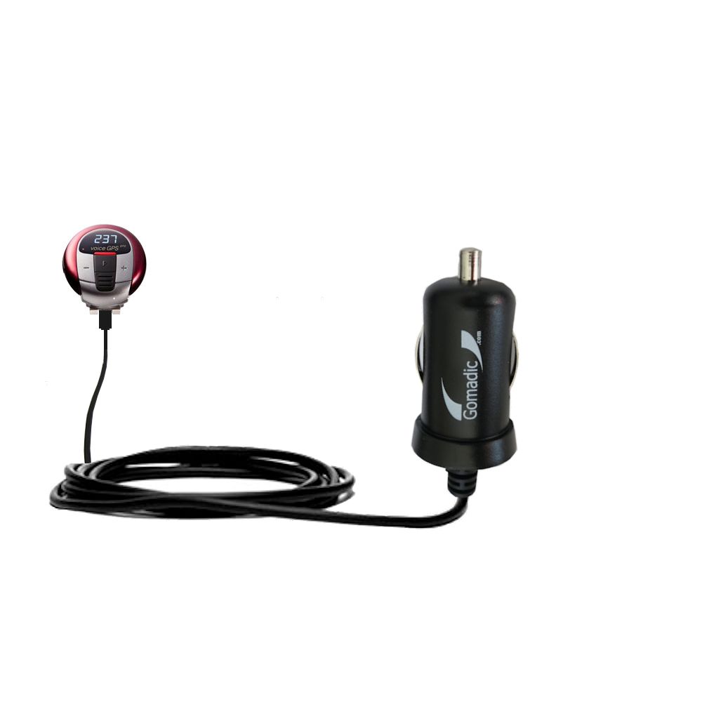 Mini Car Charger compatible with the GoCaddyGo Voice GPS Pro
