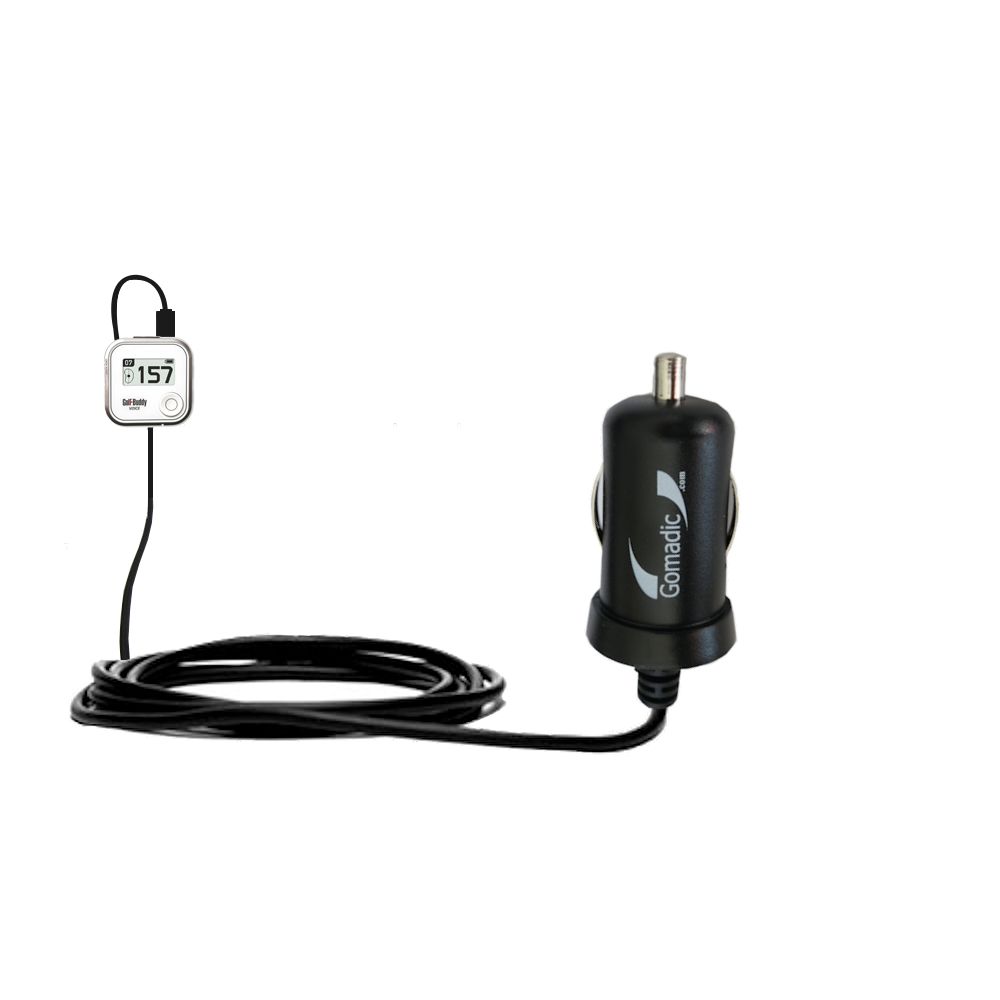Mini Car Charger compatible with the Golf Buddy Voice GPS Rangefinder