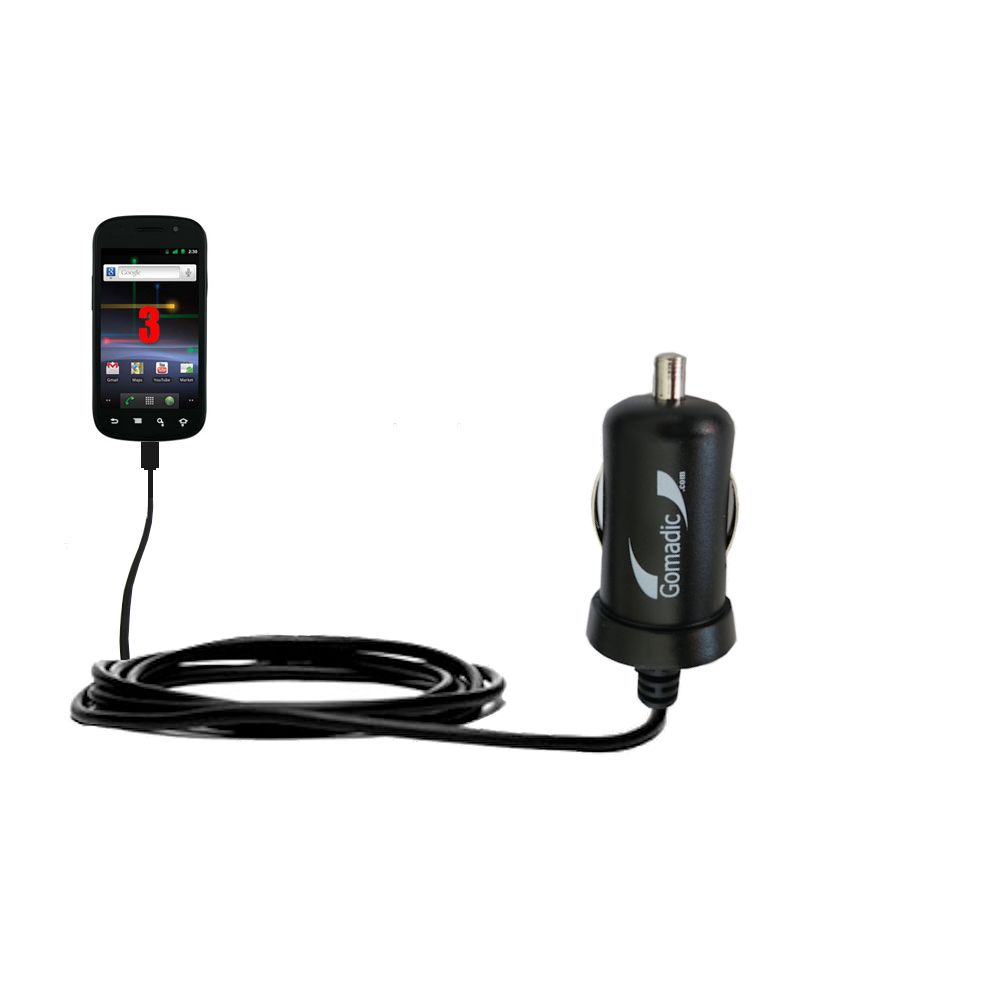 Mini Car Charger compatible with the Google Nexus 3