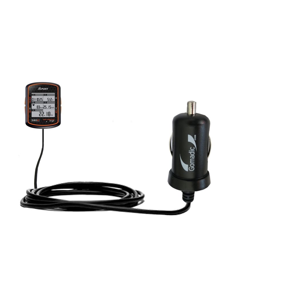 Mini Car Charger compatible with the Gssport GB-580P
