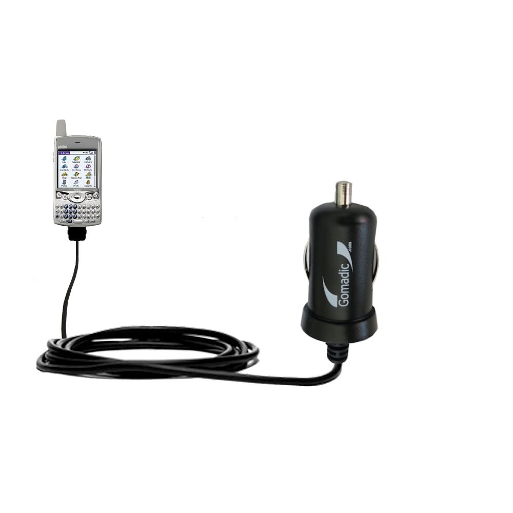 Mini Car Charger compatible with the Handspring Treo 600