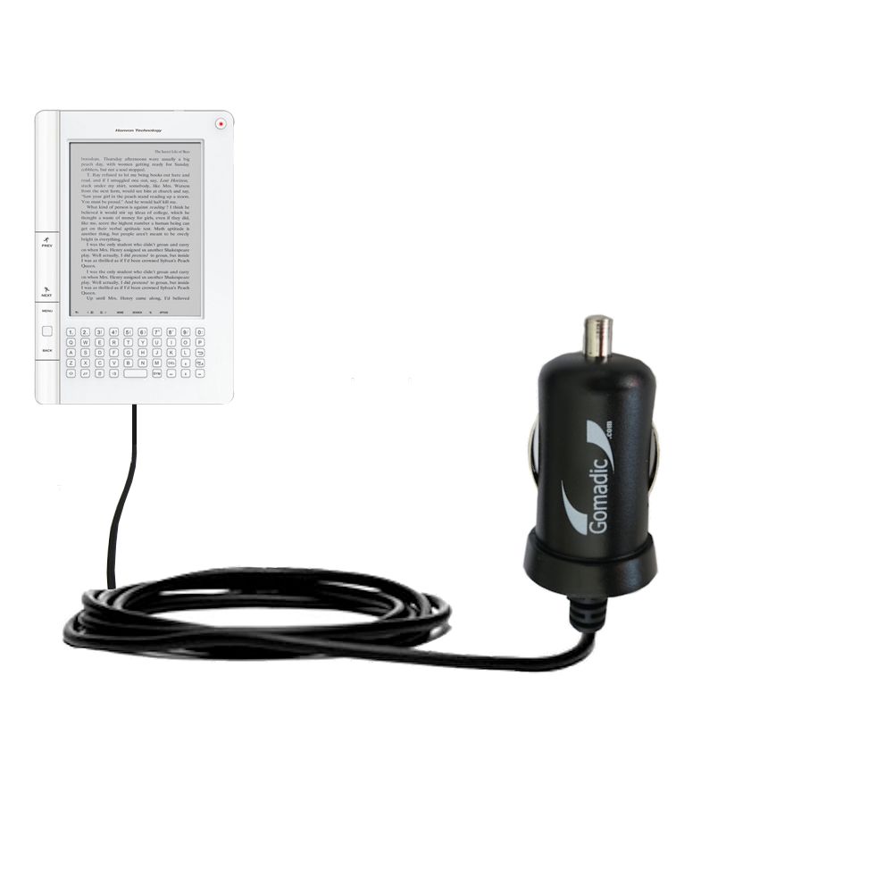 Mini Car Charger compatible with the Hanvon WISEreader N518