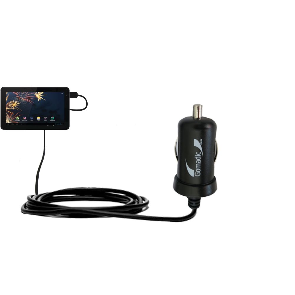 Mini Car Charger compatible with the Hipstreet FLARE 2 HS-9DTB7-8G