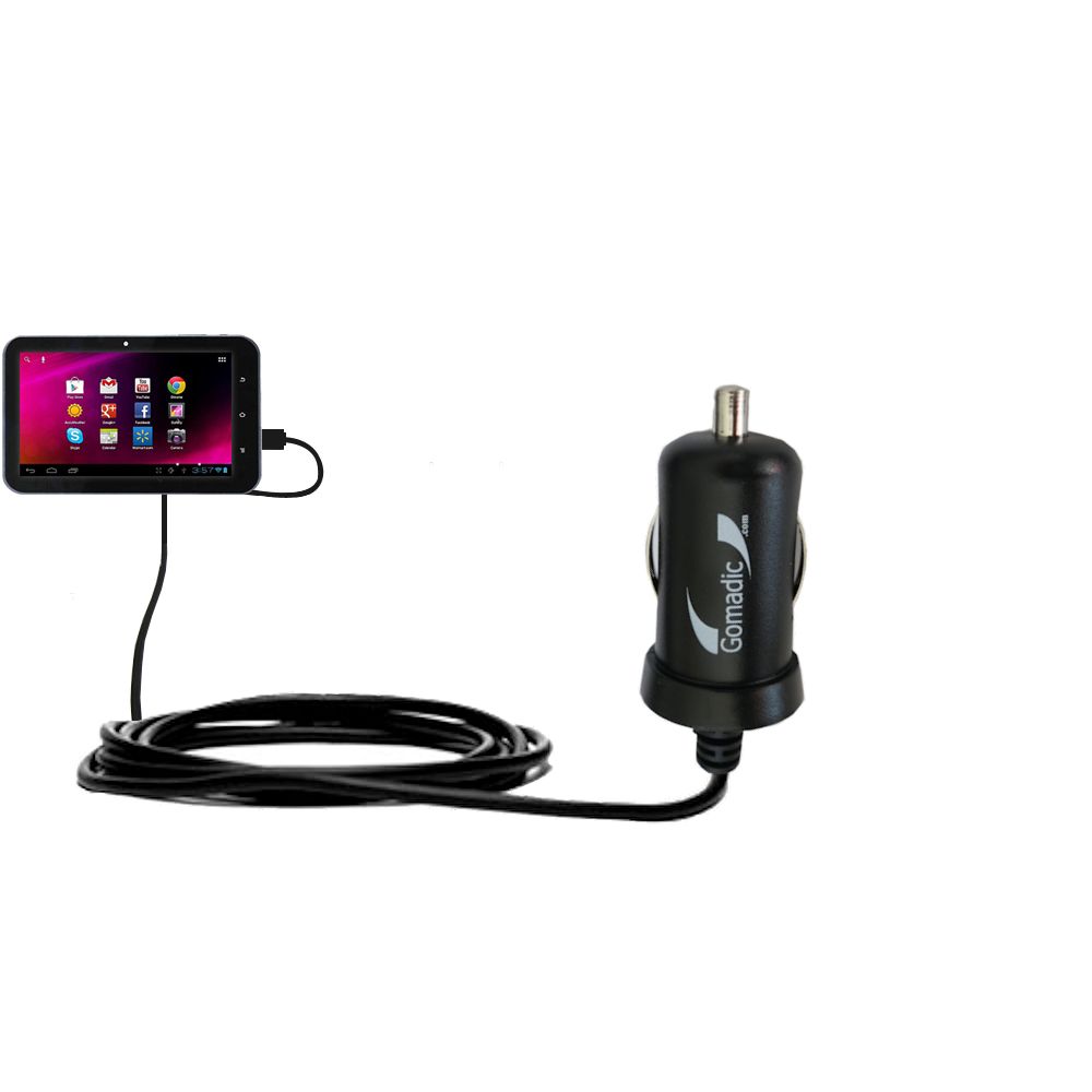 Mini Car Charger compatible with the HKC 7 Tablet LC07740