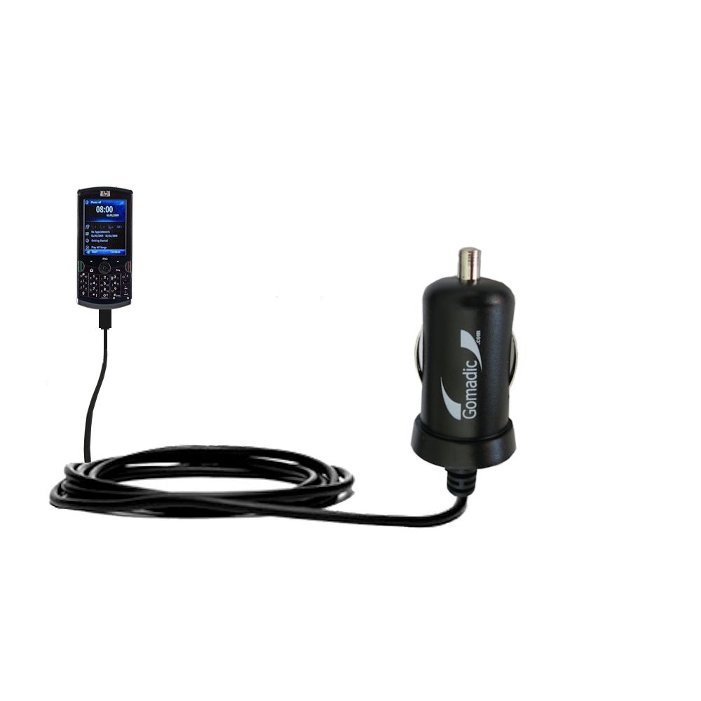 Mini Car Charger compatible with the HP iPAQ 500 Voice Messanger