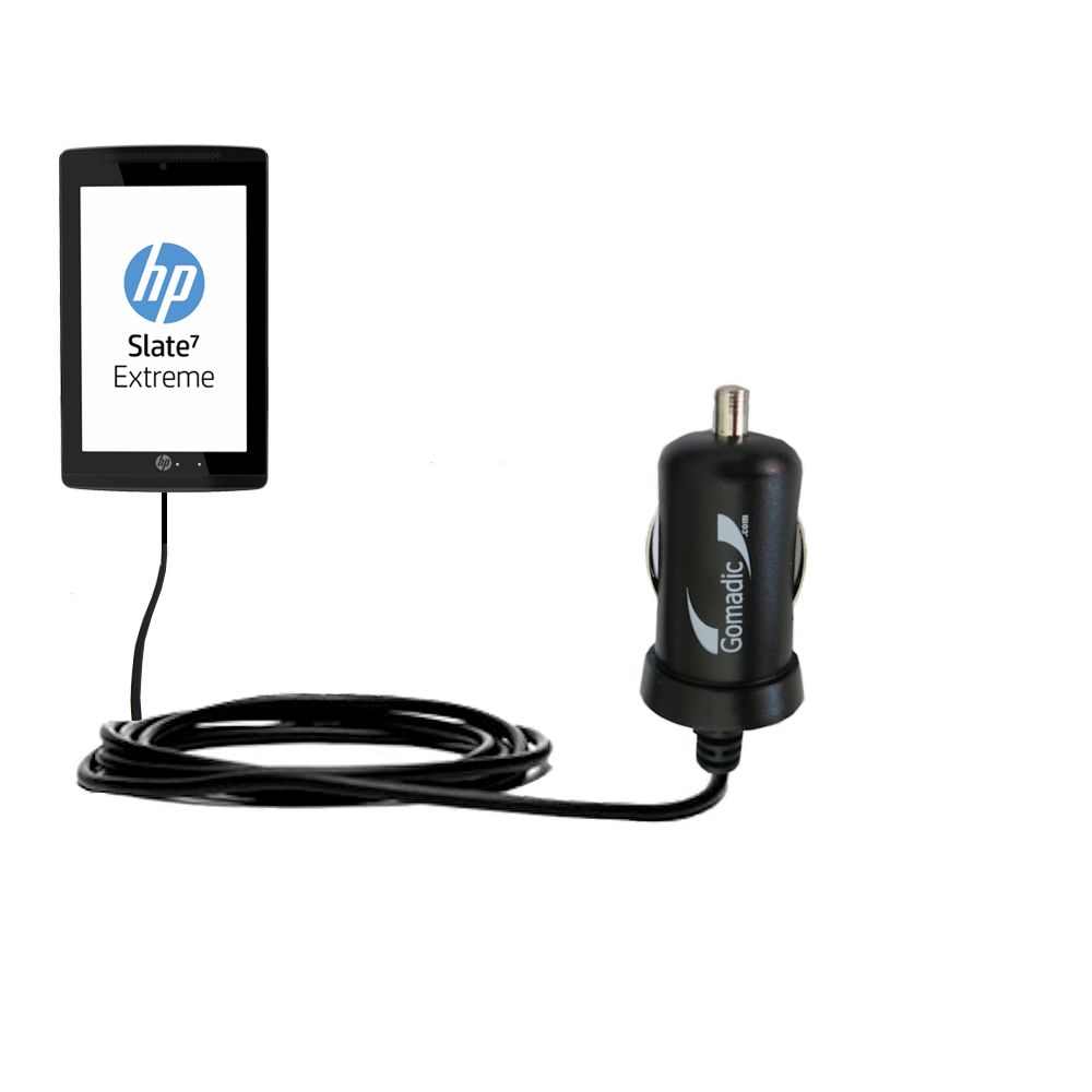 Mini Car Charger compatible with the HP Slate 7 Extreme