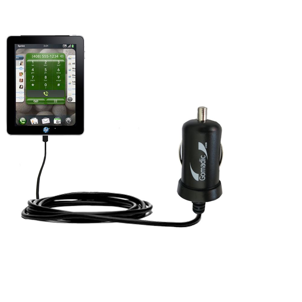 Mini Car Charger compatible with the HP Topaz