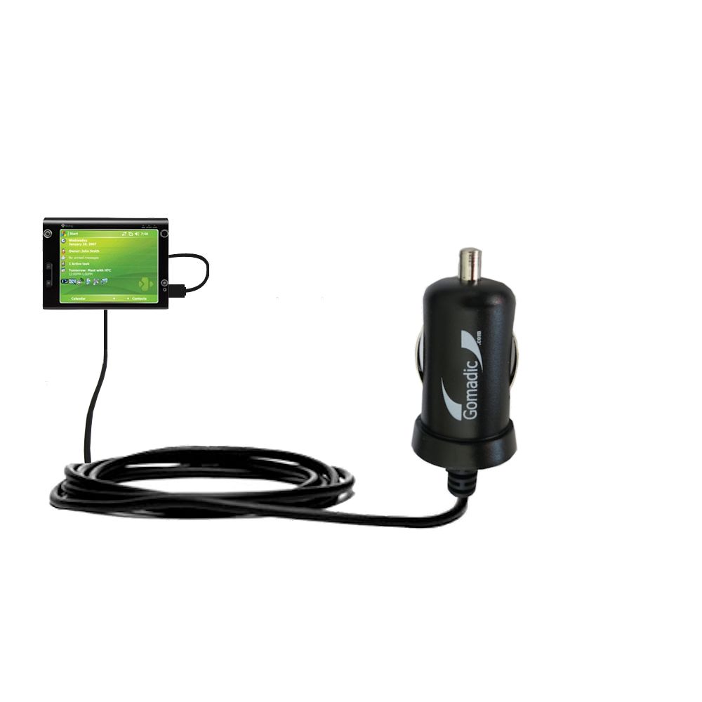 Mini Car Charger compatible with the HTC Advantage