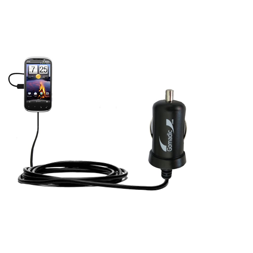 Mini Car Charger compatible with the HTC Amaze 4G