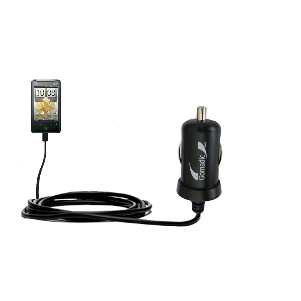 Mini Car Charger compatible with the HTC Aria