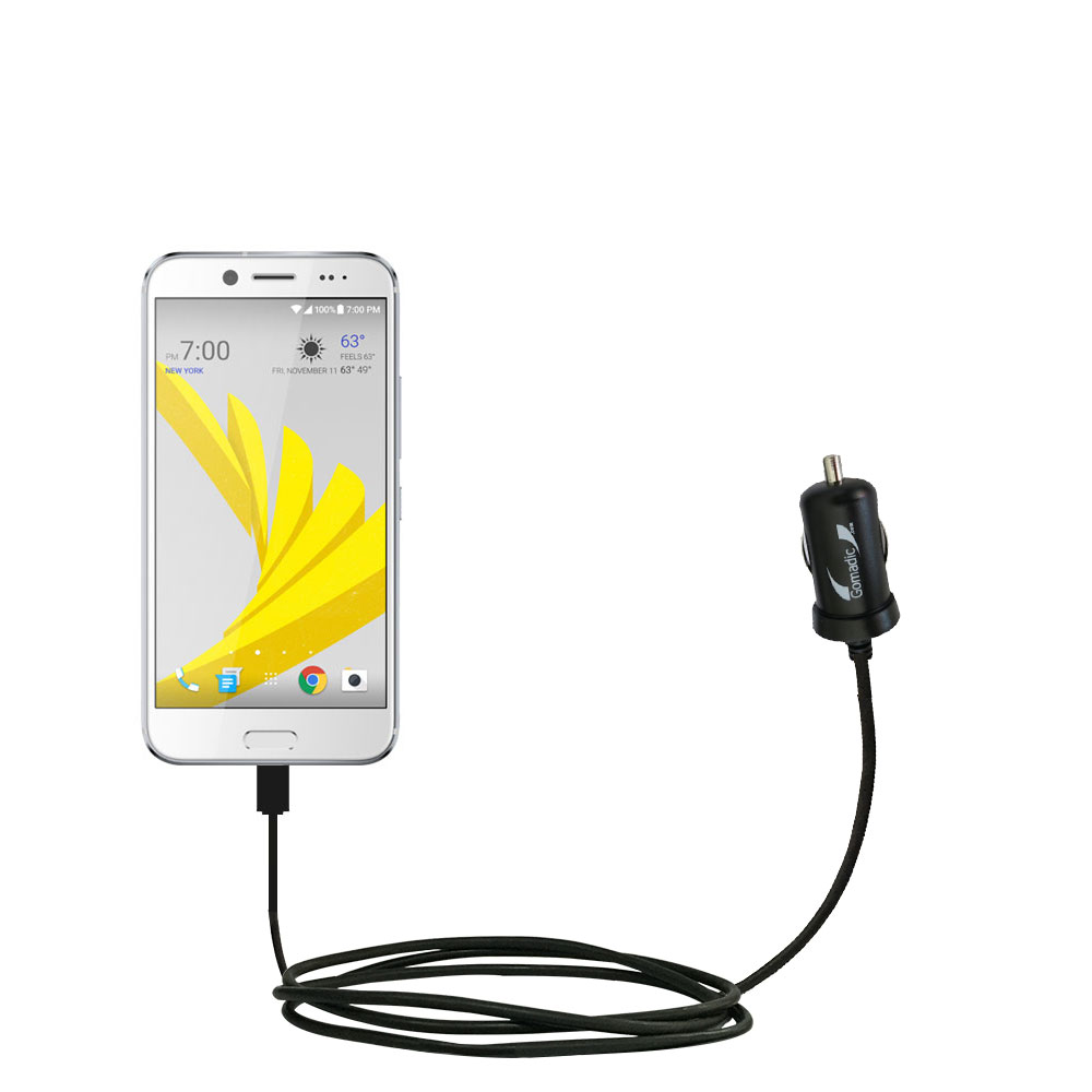 Mini Car Charger compatible with the HTC Bolt