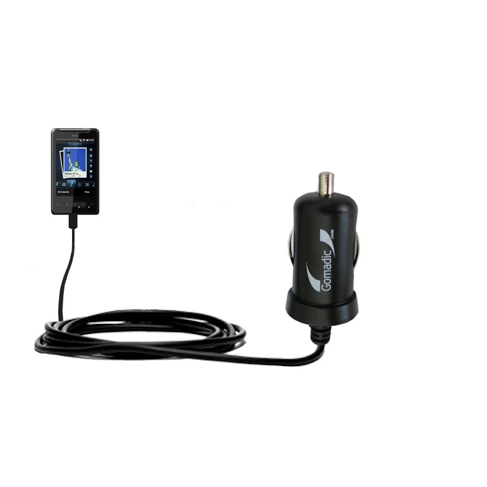 Mini Car Charger compatible with the HTC HD Mini