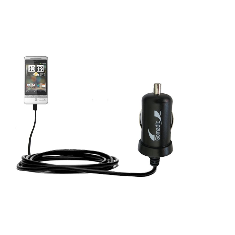 Mini Car Charger compatible with the HTC Hero