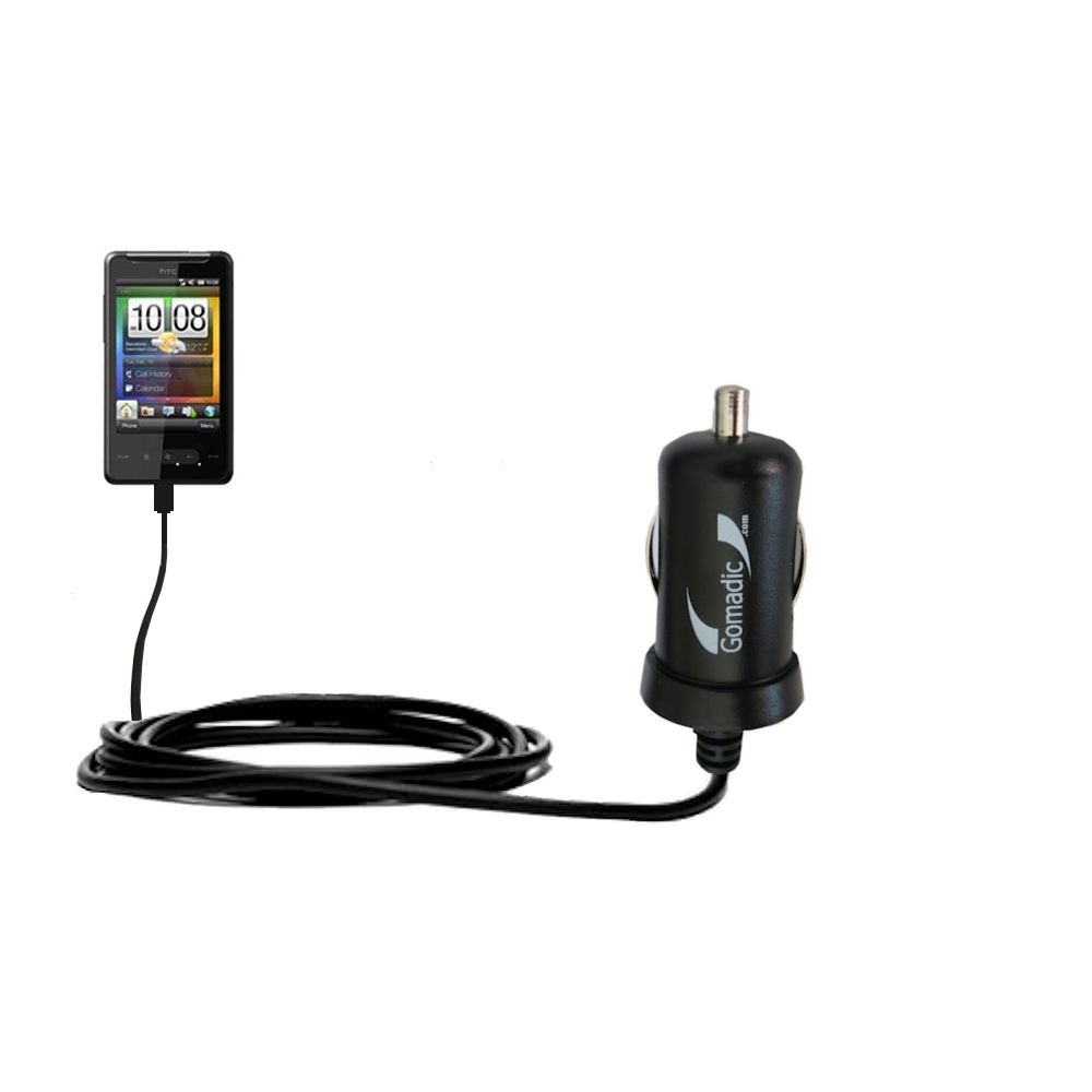 Mini Car Charger compatible with the HTC HTC 7 Surround