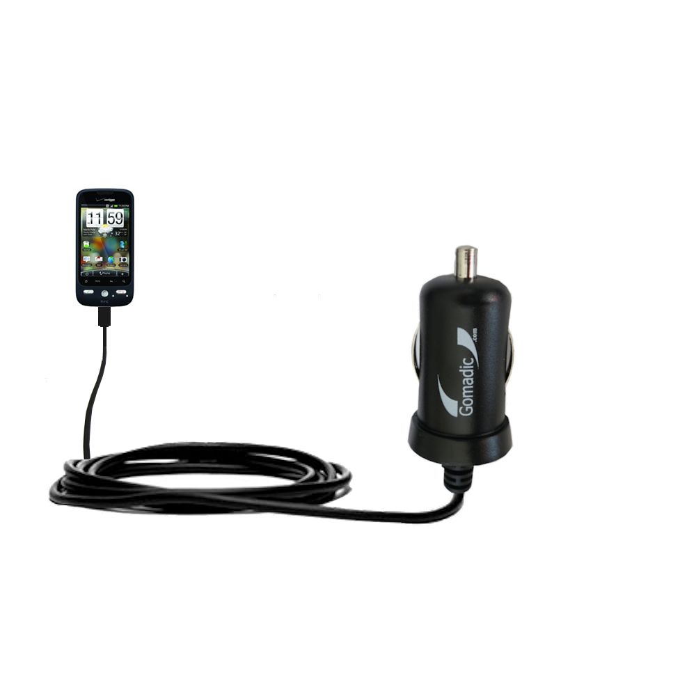 Mini Car Charger compatible with the HTC Iris