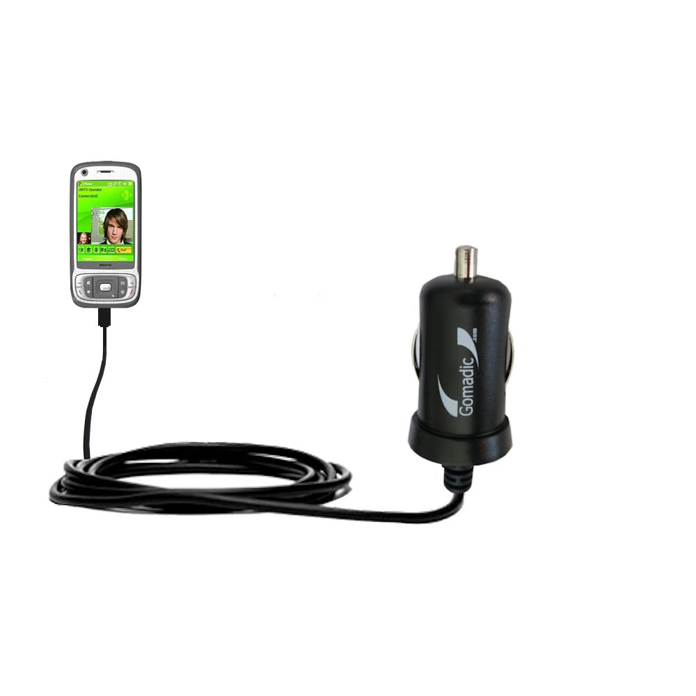 Mini Car Charger compatible with the HTC Kaiser