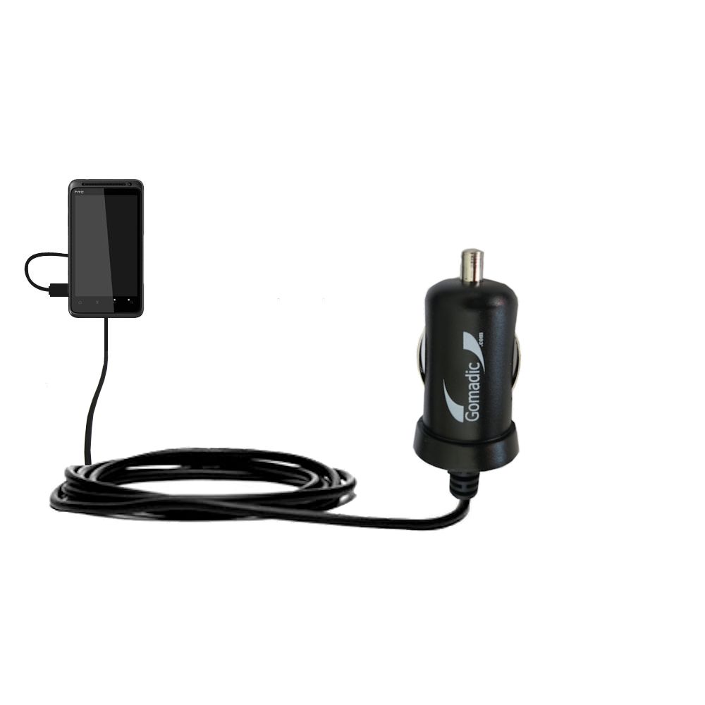 Mini Car Charger compatible with the HTC Kingdom