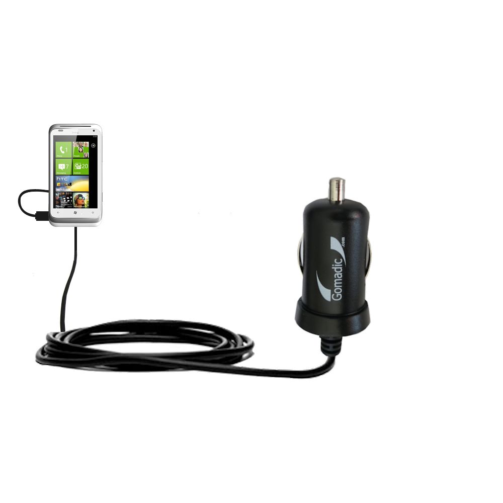 Mini Car Charger compatible with the HTC Omega