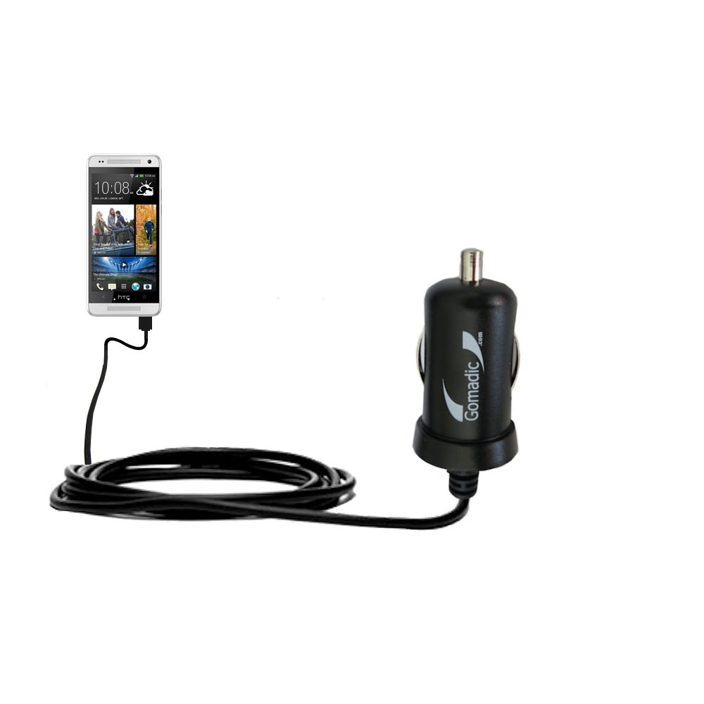 Mini Car Charger compatible with the HTC One mini