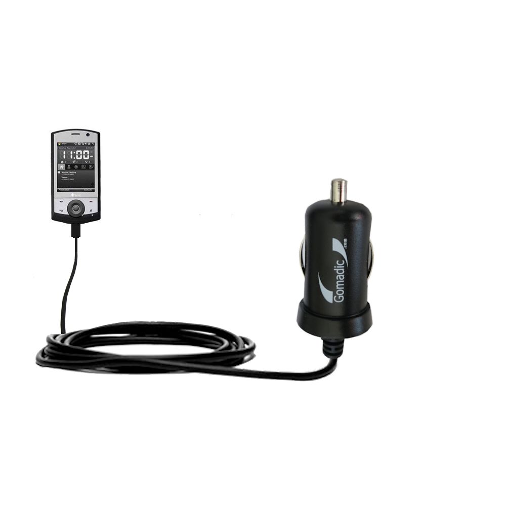 Mini Car Charger compatible with the HTC P3650