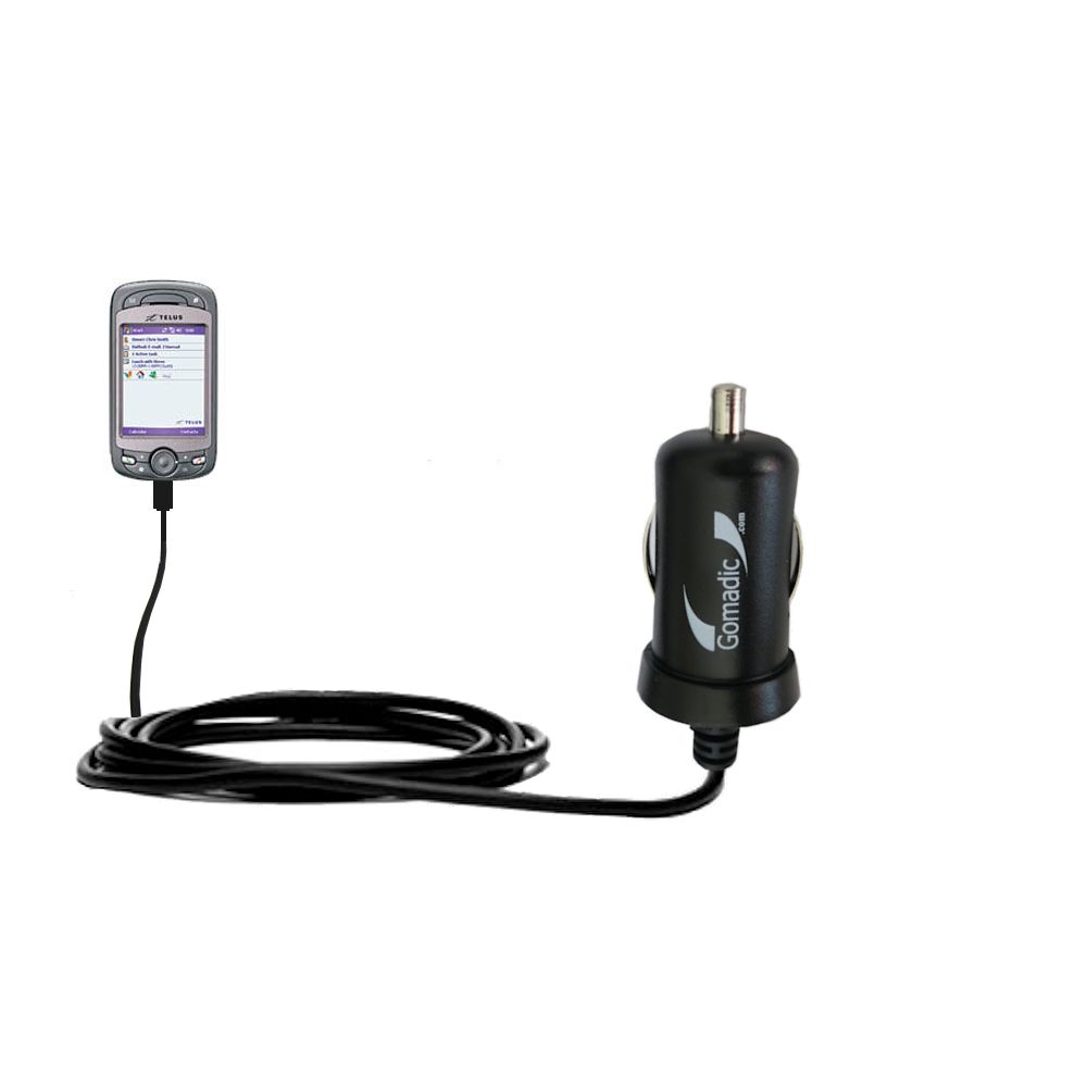 Mini Car Charger compatible with the HTC P4000