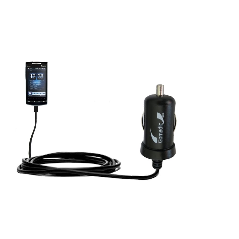 Mini Car Charger compatible with the HTC Pure