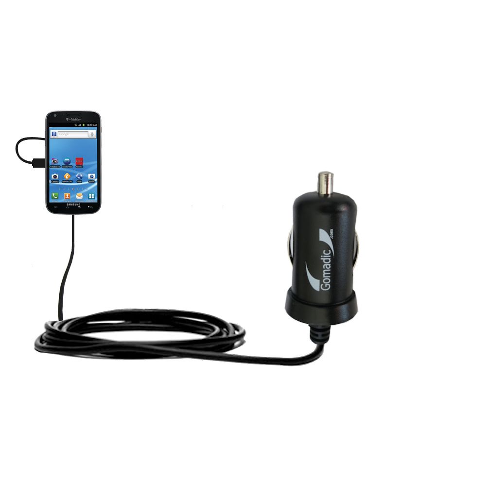 Mini Car Charger compatible with the HTC Ruby