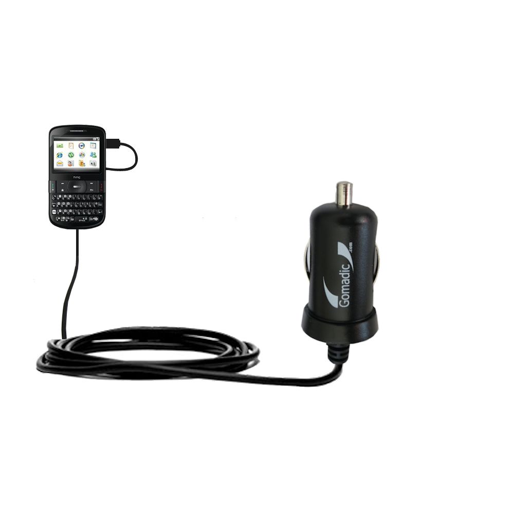 Mini Car Charger compatible with the HTC Snap S510
