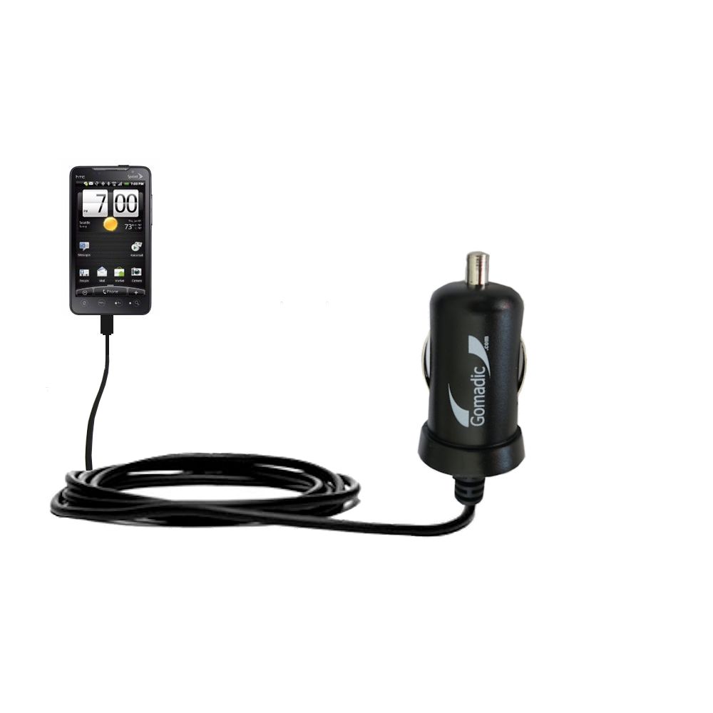 Mini Car Charger compatible with the HTC Supersonic