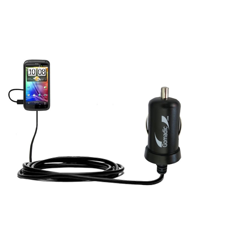 Mini Car Charger compatible with the HTC Vigor