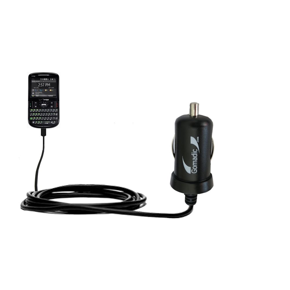 Mini Car Charger compatible with the HTC XV6175
