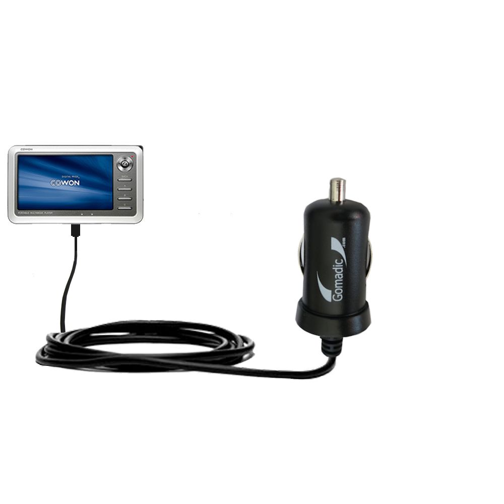 Mini Car Charger compatible with the Cowon iAudio A2 Portable Media Player